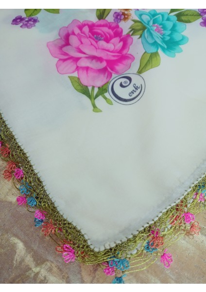 Cenk ve Reyhan Zarif ve Şık El Işi Iğne Oyalı Yazma/el Işi Iğne Yemeni/el Işi Tülbent/baş Örtüsü fiyatları