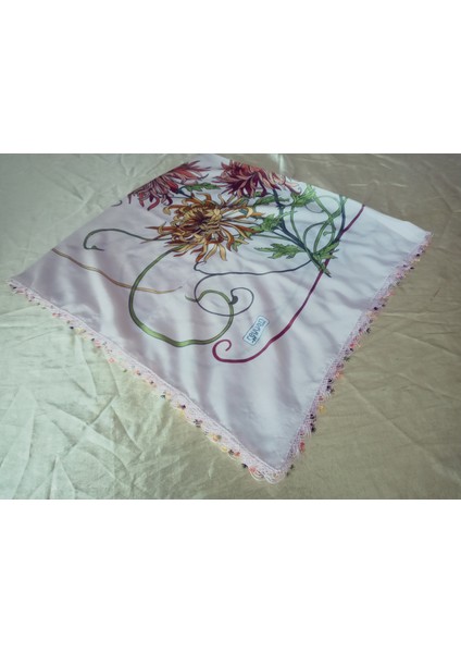 Cenk ve Reyhan Zarif ve Şık El Işi Iğne Oyalı Yazma/el Işi Iğne Yemeni/el Işi Tülbent/baş Örtüsü