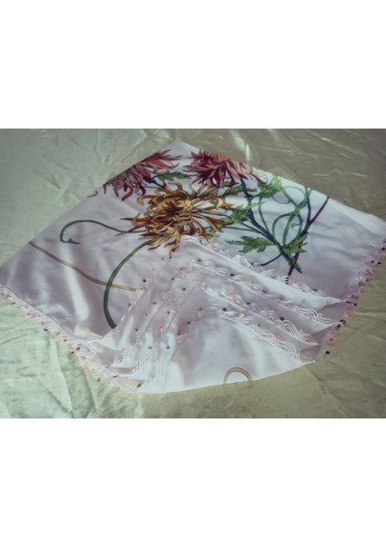 Cenk ve Reyhan Zarif ve Şık El Işi Iğne Oyalı Yazma/el Işi Iğne Yemeni/el Işi Tülbent/baş Örtüsü modelleri