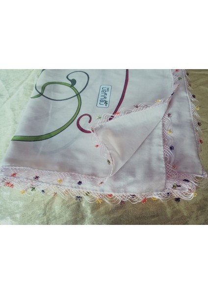 Cenk ve Reyhan Zarif ve Şık El Işi Iğne Oyalı Yazma/el Işi Iğne Yemeni/el Işi Tülbent/baş Örtüsü