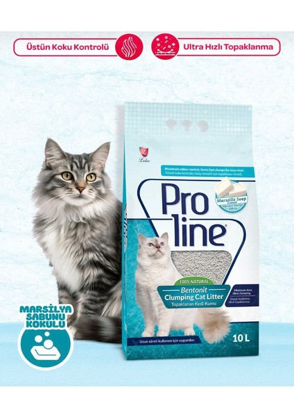 Pro Line Sabun Kokulu Kedi Kumu 10 Lt fiyatları