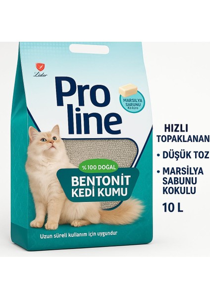 Pro Line Sabun Kokulu Kedi Kumu 10 Lt fırsatları