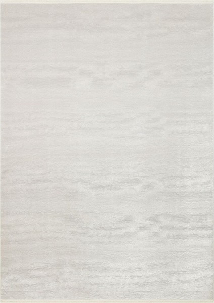 Athena Plaın Ivory Sık Dokuma Tekniği ile Üretilen Viskon Modern ve Sade Makine Halısı