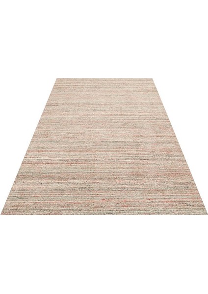 Mutli Loop Rose El Dokuma, Yün ve Viskonun Doğal Uyumuyla Üretilmiş, Salon Oturma Odası Halısı