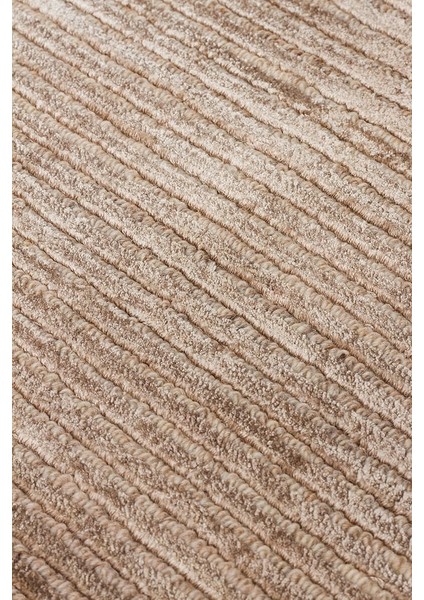 Orlando Brown El Dokuma Teknikleriyle Özenle Üretilmiş, Doğal Viskon, Yün Karışımlı Salon halısı fırsatları