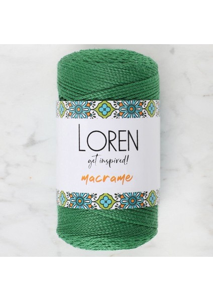 Loren Macrame Yeşil El Örgü Ipi - Rm 0172 - 34348