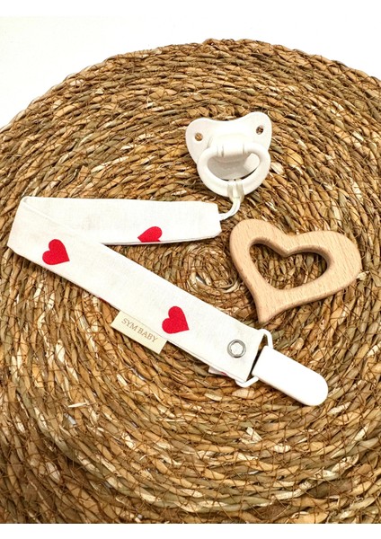 Emzik Askı Seti,yılbaşı Konsepti 3 Adet Emzik Askısı ve 1 Adet Askı Klipsi indirimleri