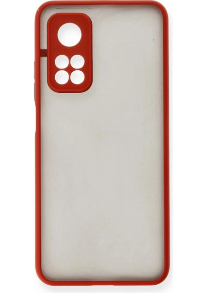 Ieg Xiaomi Mi 10T Kılıf Montreal Silikon Kapak - Kırmızı