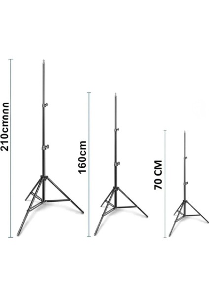 Youtuber Tiktok Çekim Işıklı Makyaj Işığı Ring Light 10 Inç 2.1 M Tripod fırsatları