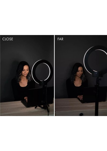 Youtuber Tiktok Çekim Işıklı Makyaj Işığı Ring Light 10 Inç 2.1 M Tripod