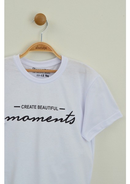 Erkek Füme Gri Düğmeli Gömlek ve Baskılı Tişört Takımı