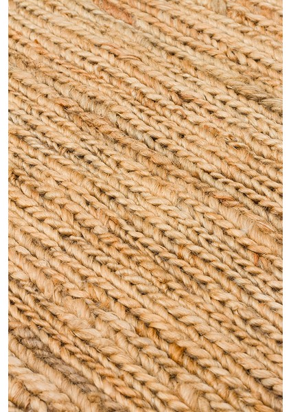 Giger Natural, Jüt Kullanılarak El Örgüsü ile Üretilen Hasır Dokulu Jüt Halı fırsatları