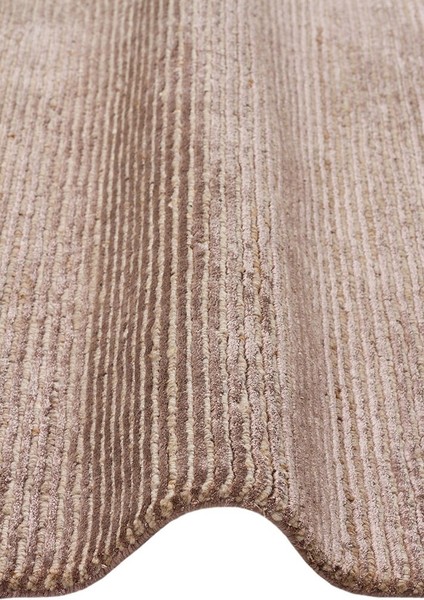 Orlando Antrasit El Dokuma Teknikleriyle Özenle Üretilmiş, Doğal Viskon, Yün Karışımlı Salon halısı