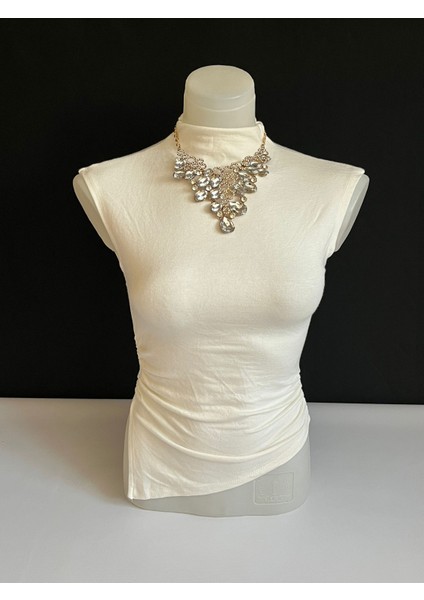 Kadın Farklı Renklerde 2'li Paket Kolsuz Boğazlı Asimetrik Kesim Fit Elbise modelleri