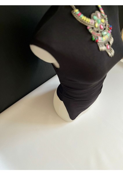 Kadın Farklı Renklerde 2'li Paket Kolsuz Boğazlı Asimetrik Kesim Fit Elbise fırsatları