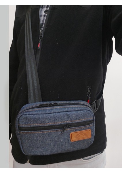 Spor Kot Bel ve Omuz Çantası - Kahverengi Astarlı