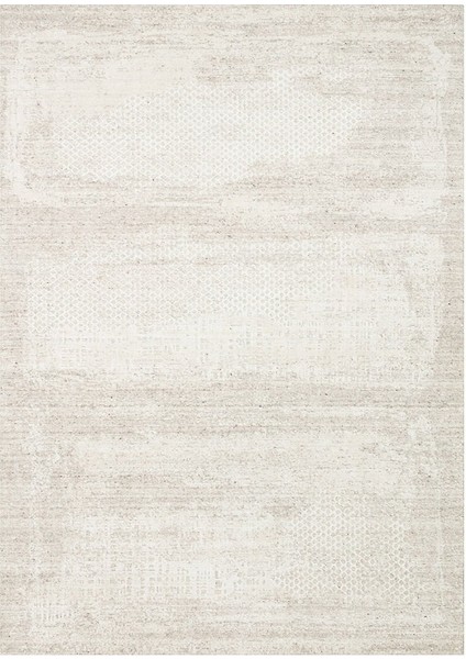 Exotic Beıge, %100 El Dokuması, Yün, Viskon Karışımı ile Üretilmiş Kendinden Desenli Salon Halısı