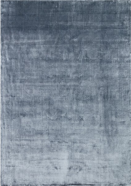 Pier Blue, El Dokuma Teknikleri ile %100 Naturel Viskondan Üretilen Sade Tek Renk Salon Halısı
