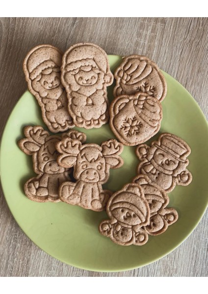 Winter Cookie Cutters | Kış Temalı Kurabiye Kalıpları | Yılbaşı Şekilli Kalıp Seti fiyatları