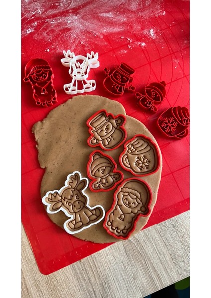 Winter Cookie Cutters | Kış Temalı Kurabiye Kalıpları | Yılbaşı Şekilli Kalıp Seti modelleri
