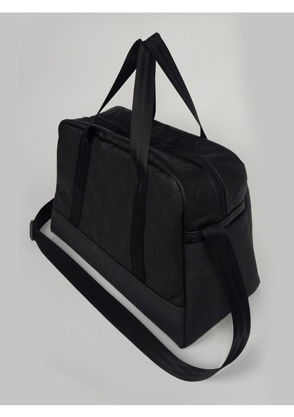 Black Joy Seyahat Çantası - Siyah - Kahverengi Astarlı modelleri