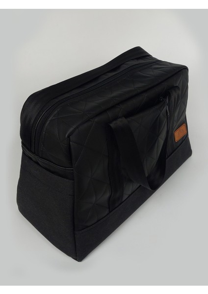 Black Joy Seyahat Çantası - Siyah - Kahverengi Astarlı fırsatları