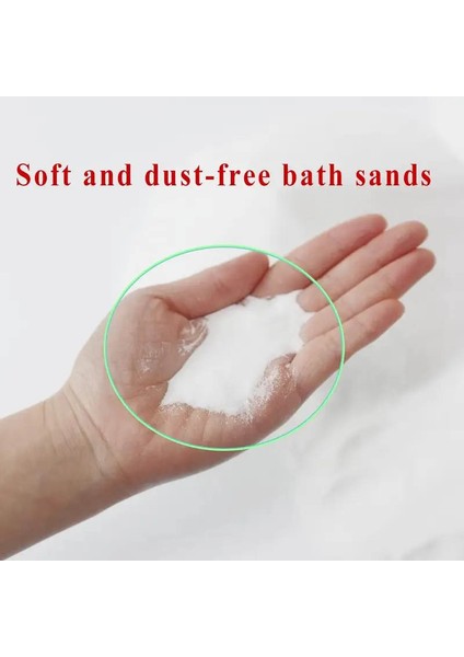 Hamster & Küçük Kemirgenler Için Tozu Azaltılmış Banyo Kumu - Doğal Kuvars, 100G