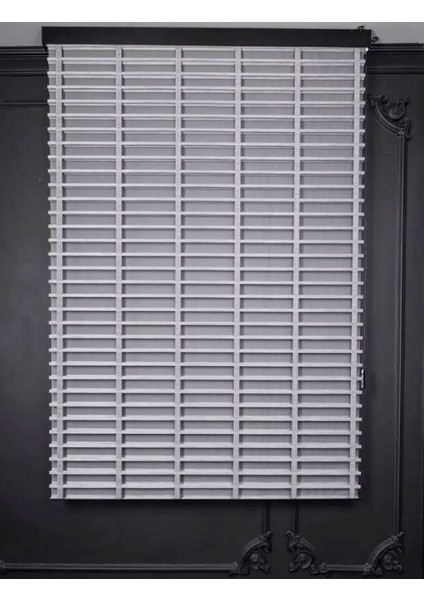 Picasso Shadow Silüet Kumaş Jaluzi Store Perde, Alüminyum Kasalı Yüksek Kaliteli - Gri 97686SHADOW fırsatları