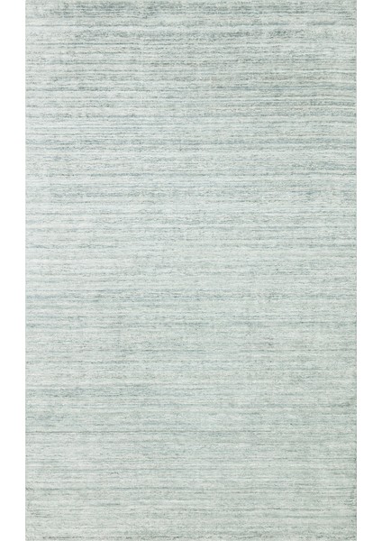 Osaka Turquosıe Ipek ve Yün ile Üretilen Yüksek Kaliteli %100 El Dokuması Sade & Düz Salon Halısı