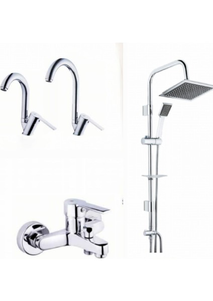 Flora Batarya Seti ve Tema Pratik 1f Tepe Duş Seti