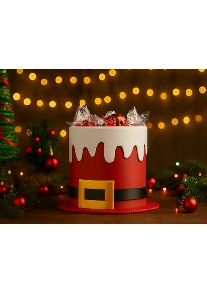 Christmas Hat Bowl | Yılbaşı Temalı Dekoratif Kase | Noel Masa Üstü Süsü modelleri