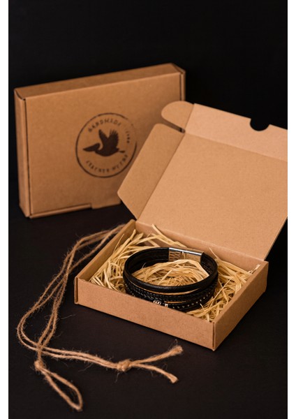 Erkek Hakiki Deri Bileklik Hediyelik Örgü & Taş Detaylı Vintage Bileklik fırsatları