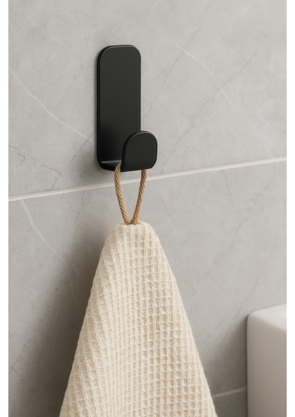 Banyo & Mutfak Için Yapışkanlı Metal Askı 4’lü - Havlu, Mutfak Bezi, Bornoz, Çanta, Takı Askısı fırsatları