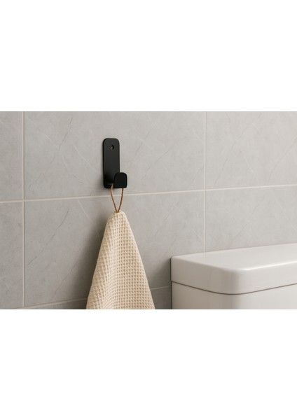 Banyo & Mutfak Için Yapışkanlı Metal Askı 4’lü - Havlu, Mutfak Bezi, Bornoz, Çanta, Takı Askısı indirimleri