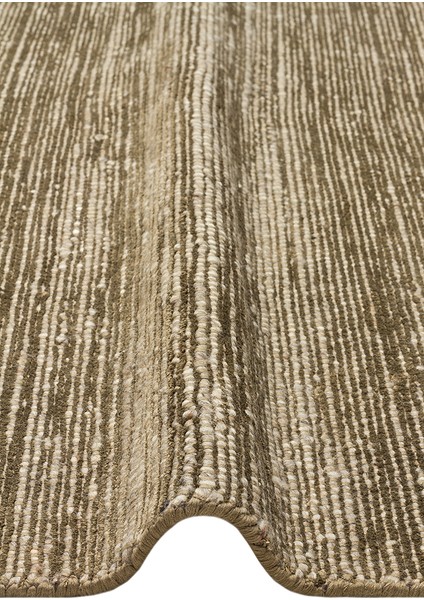 Toronto Olive, %100 El Dokuma, Yün ve Viskon Karışımlı Country Tarzı Salon Oturma Odası Halısı indirimleri