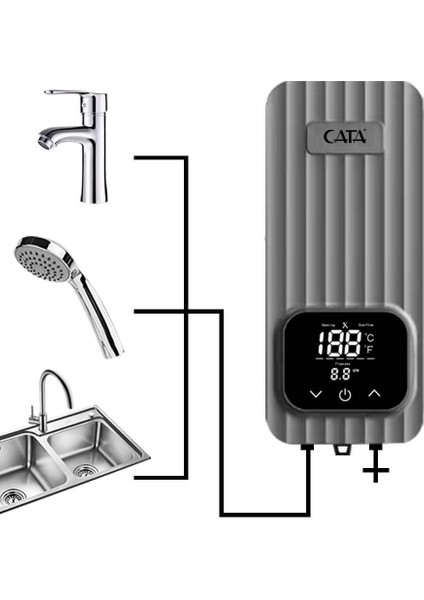 Akıllı Dijital Şofben 5500W CT-6010 fiyatları