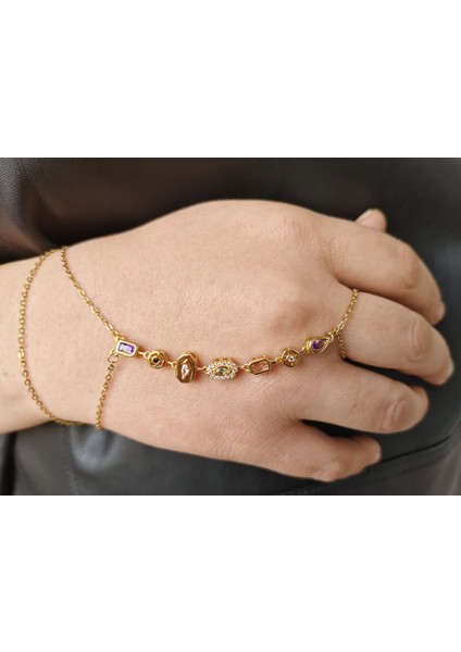 Çelik Renkli Taşlı Şahmeran fiyatları