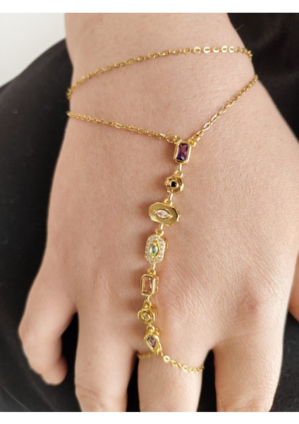 Çelik Renkli Taşlı Şahmeran fırsatları