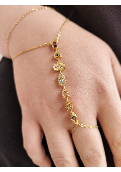 Çelik Renkli Taşlı Şahmeran indirimleri