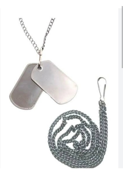 Askeri Künye Çelik Askeri Künye modelleri