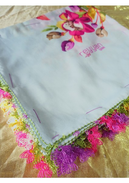 ve Reyhan El Emeği Iğne Oyası Yazma , Fular ,yemeni, Mevlit Örtüsü ,hediyelik 4 Kenarı Oyalı modelleri