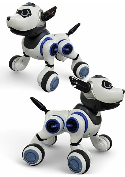 Uzaktan Kumandalı Full Fonksiyon Şarjlı Işıklı Müzikli Interaktif Robot Köpek 29 cm Hareket Algılama indirimleri