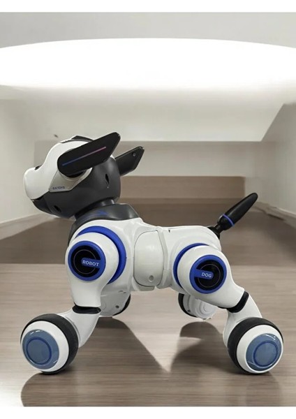 Uzaktan Kumandalı Full Fonksiyon Şarjlı Işıklı Müzikli Interaktif Robot Köpek 29 cm Hareket Algılama