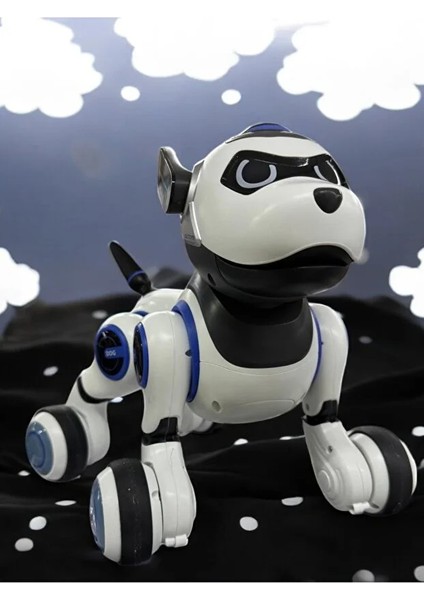 Uzaktan Kumandalı Full Fonksiyon Şarjlı Işıklı Müzikli Interaktif Robot Köpek 29 cm Hareket Algılama