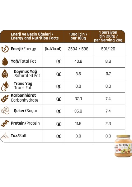 Fındık Ezmesi (320 G) fiyatları