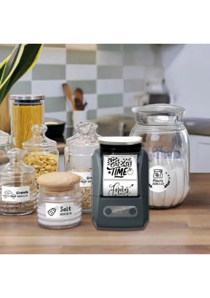 Ieg® Siyah Kablosuz Portatif Etiket Yazıcısı fırsatları