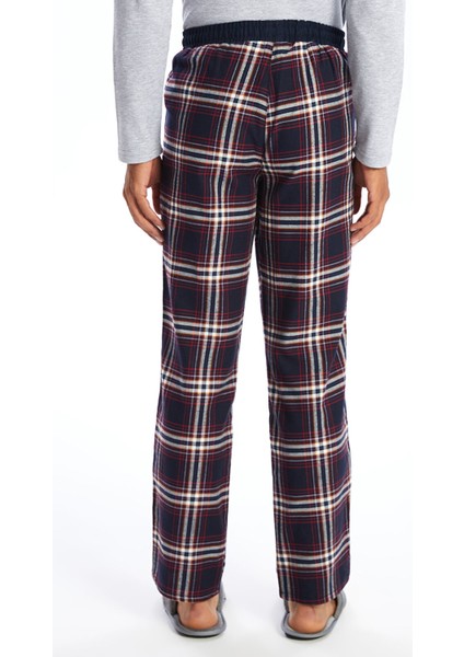 Yeni Sezon Standart Kalıp Ekose Erkek Pijama Alt fırsatları