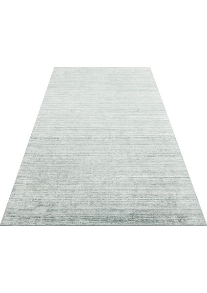 Osaka Turquosıe Ipek ve Yün ile Üretilen Yüksek Kaliteli %100 El Dokuması Sade & Düz Salon Halısı indirimleri