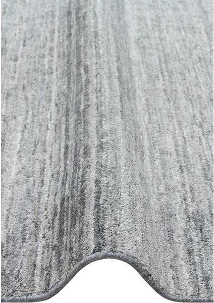 Osaka Grey Ipek ve Yün ile Üretilen Yüksek Kaliteli %100 El Dokuması Sade & Düz Salon Halısı fırsatları