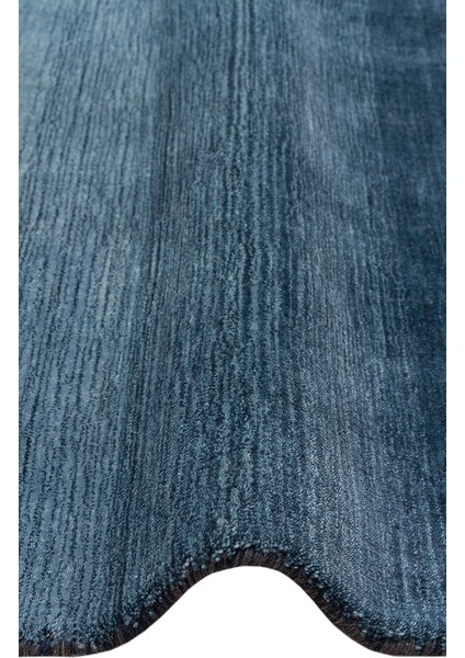 Odesa Navy Grey, Modern Çizgilere Sahip Renk Geçişli %100 Saf Yün ile Üretilen Salon Halısı indirimleri